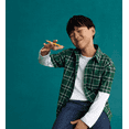 thumbnail image 5 of Wonder Nation Boys' Button Front Cotton Shirt with Short Sleeves, Sizes 4-18 & Husky, 5 of 5