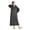 Black, variant on Thickened Cloak Raincoat for Adults, Portable Adult Raincoat for Outdoor Hiking and Cycling, Non Disposable Raincoat with Sleeves for Work, Gardening, Festival