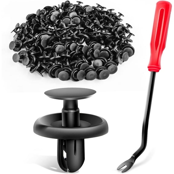 GOOACC 100Pcs Type Retainer for Lexus Toyota Body Splash Shield Clips Replacement Quality Nylon Push Rivets with Bonus Fastener Remover