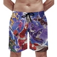 thumbnail image 5 of Power Rangers Mens Board Shorts Quick Dry Swim Trunk Lightweight Soft Swimsuit Youth Bathing Suit for Boys S, 5 of 8