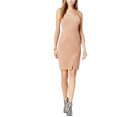 thumbnail image 1 of J.O.A. Womens Front Split Bodycon Dress, Brown, Medium, 1 of 1
