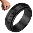 thumbnail image 4 of Titanium Steel Tensile Rotating Ring A Rotatable Titanium Steel Ring Men's Accessory For Relieving Stress And Anxiety, 4 of 9