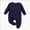 Blue 0926, variant on 0-3 Months Newborn Baby Clothes & Play One-Piece Bodysuit Long Sleeve Solid Romper Infant Jumpsuit Snap Newborn Pajamas Unisex Clothes Yellow