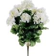 thumbnail image 1 of Vickerman FA174603-4 20 Po. Buisson Floral de Géranium, Blanc - Lot de 4, 1 of 1