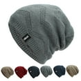 thumbnail image 1 of Men Winter Beanie Hat Warm Slouchy Hats Men Knitted Beanie Hats Fleece Lined Skull Cap for Men, 1 of 8