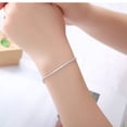 thumbnail image 5 of Fashion Women's Roman Copper-plated Gold Inlaid Zircon Bracelet, 5 of 8