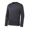 thumbnail image 1 of Gravity Threads Youth Long-Sleeve Moisture WickenIng Shirt - Iron Grey - Large, 1 of 1