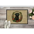 thumbnail image 2 of Carolines Treasures DAC2386MAT 18 x 27 in. Unisex Labrador Retriever Christmas Flowers Doormat, 2 of 5
