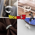 thumbnail image 2 of Anillos de aleación de Dragon Ball para hombres y mujeres, Goku, Vegeta, temperamento, moda, plata ajustable, encanto Simple, joyería, baratija, 2 of 4
