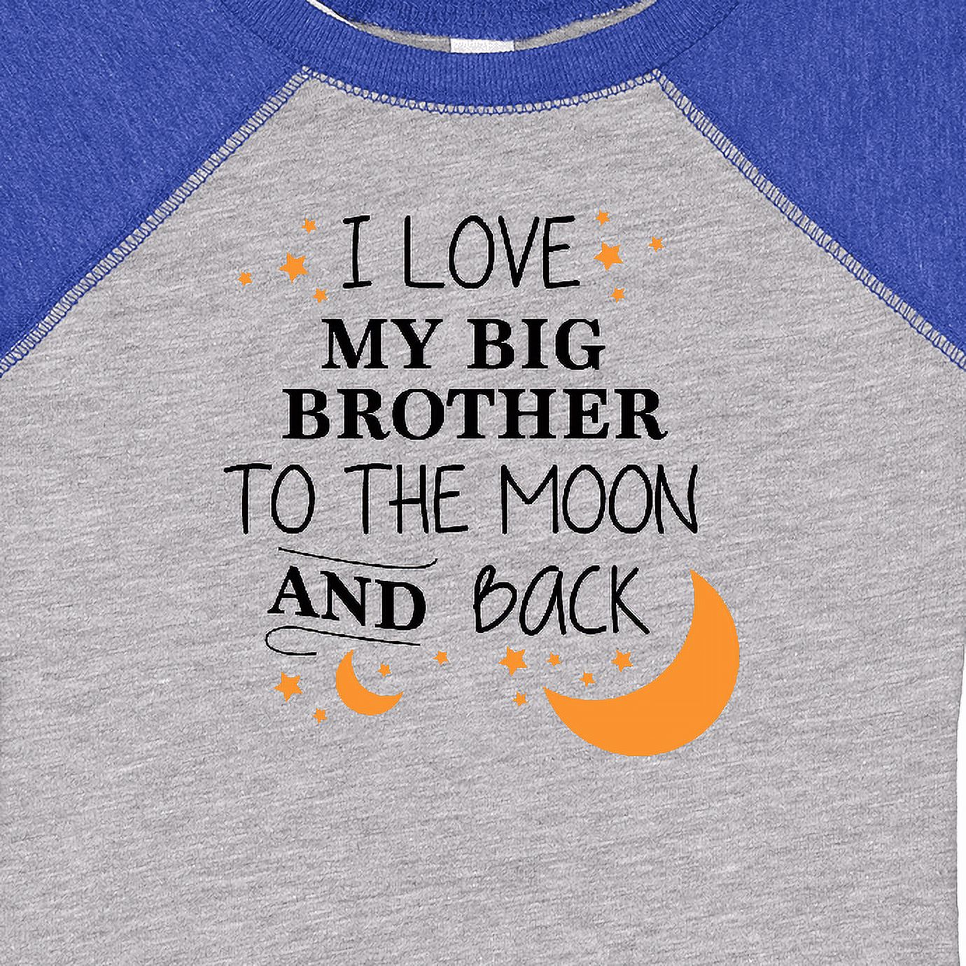 Inktastic I Love My Big Brother to the Moon and Back Boys or Girls Baby Bodysuit