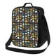 thumbnail image 1 of Fotbe Teeth Lonchera Bolsa de Almuerzo para Hombres y Mujeres, Lonchera de Gran Capacidad, Bolsa de Almuerzo Reutilizable, Bolsa Térmica Aislante, 1 of 7