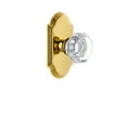 thumbnail image 3 of Grandeur 811488 Arc Solid Brass Rose Dummy Door Knob Set - Brass, 3 of 6