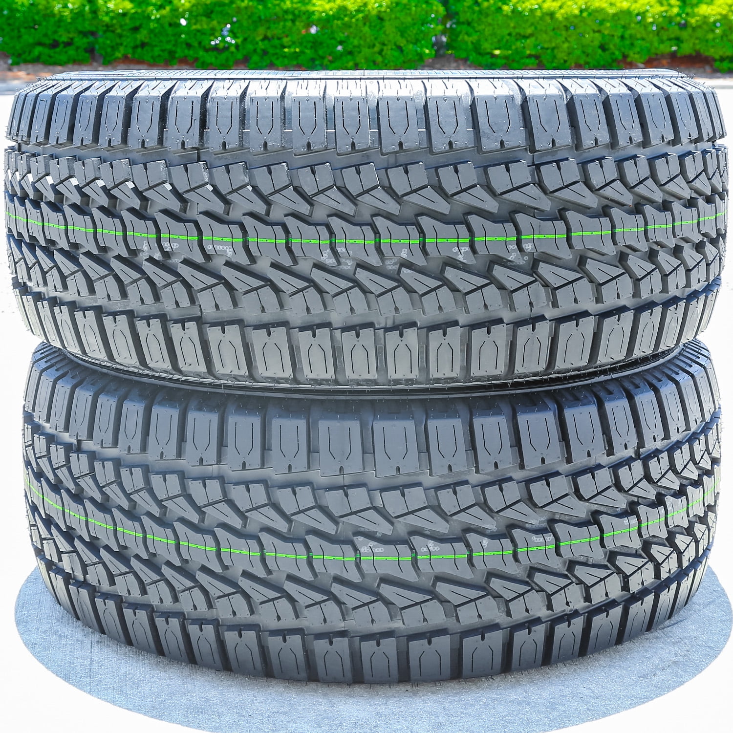 ◆ あーる ◆ Accelera Epsilon AT All Terrain Tires, Set of 4, Steel