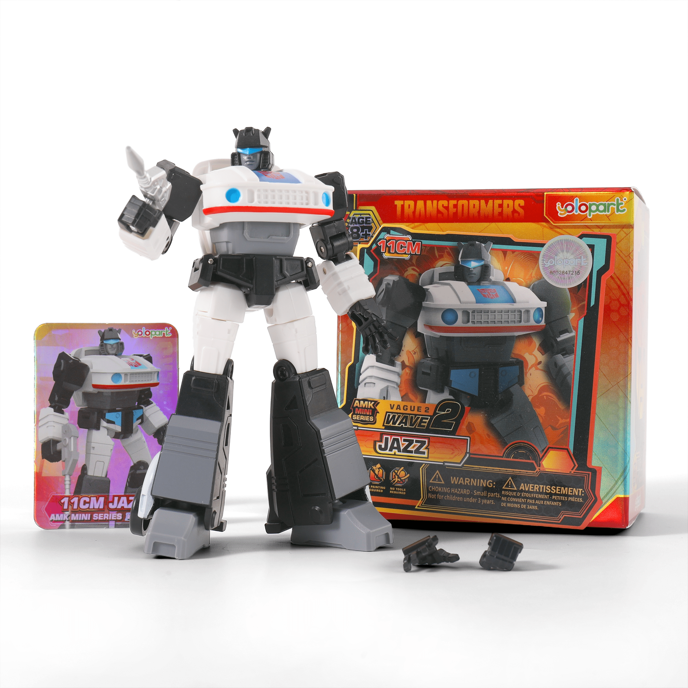 YOLOPARK Transformers Toys, Transformers G1 Action Figures Toy, Mini Autobot Series Model Kit Toys for Kids Age 8+,4.33"