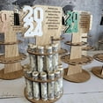 thumbnail image 6 of BNNG 2024 Graduation Gift Money Holder, Unique Greeting Cards Cash Holder Cash Gift, Double-Layer Money Cake with 25 Holes for Cash Congrats Graduation Party Supplies, 6 of 9