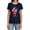 Navy, variant on Superman Flag Silhouette Women's T Shirt, Royal, Large