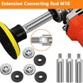 thumbnail image 3 of OUSITAID Angle Grinder Extension Rod 80mm M10 Thread Angle Grinder Extension Shaft Durable Angle Grinder Lengthen Connecting Rod with 6Pcs Pressing Plate for 100 Type Angle Grinder, 3 of 11