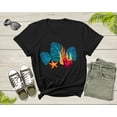 thumbnail image 2 of Bright Red Blue Coral Seaweed Marine Life Sea Life Starfish T-Shirt Coral Reef Shirt for Men Women Kids Boys Girls Teens Graphic Tshirt, 2 of 8