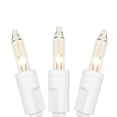 thumbnail image 4 of Novelty Lights 11 Feet 50 Bulb Incandescent Mini Light String, Clear with 2.5-Inch Spacing on White Wire, UL Listed Commercial Grade Indoor/Outdoor Mini Lights, Connectable End-To-End, 4 of 7