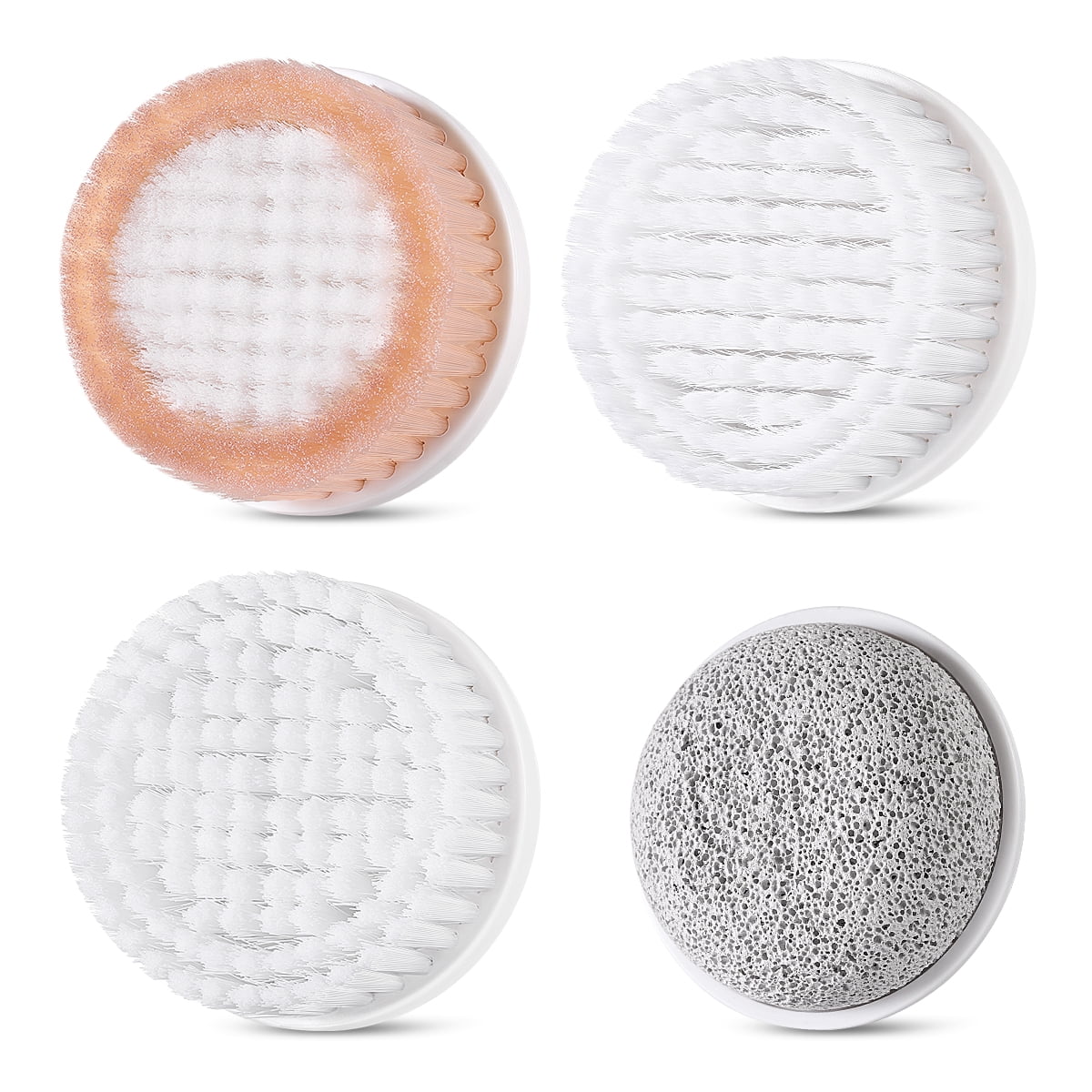 ETEREAUTY 4pcs E010107 Electric Facial Cleansing Brush Head Replacement