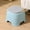 🔥 Blue#47823, variant on Plastic Mini Stool | Thickened Durable Lightweight Plastic Step Stool for Home Bathroom Living Room Entryway | Sturdy Portable Multi-Purpose Use | Orange Blue Green | S/L Size | Easy to Clean