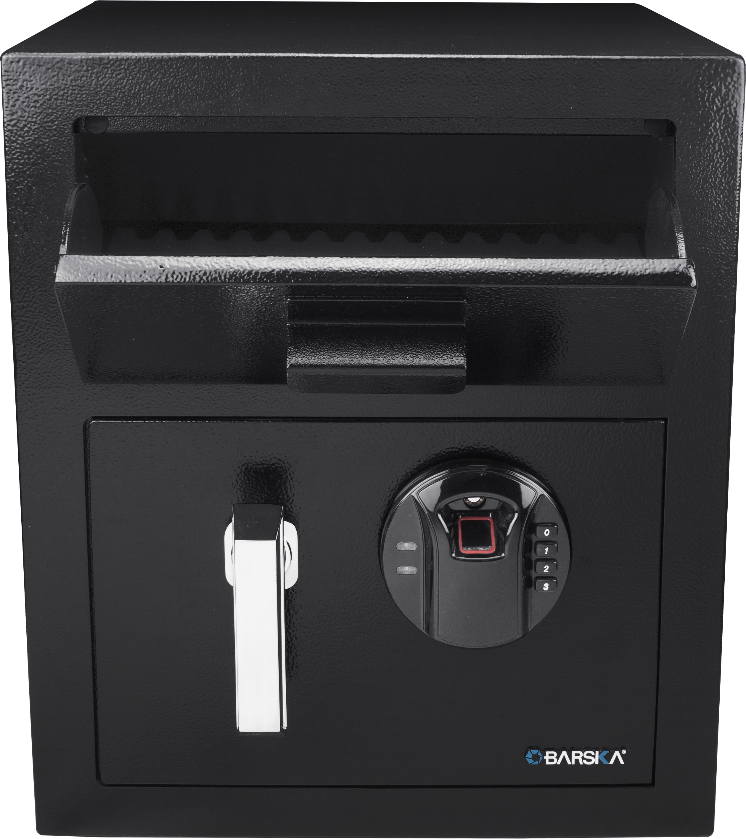Biometric Fingerprint Digital Keypad Depository Safe Drop Slot Box 13.75 x 13.75 x 16
