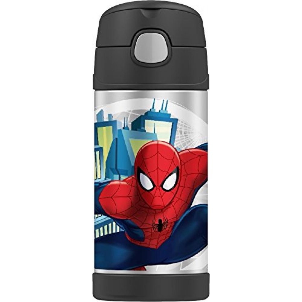 Thermos Funtainer 12 Ounce Bottle, Spiderman