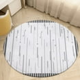 thumbnail image 6 of Flat Geometric Pattern Abstract Textures Round Carpet Circle Rug Outdoor Patio Area Rug Washable Large Area Rugs Hallway Room Decor Fitness Mats, 6 of 8