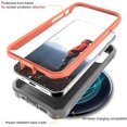 thumbnail image 3 of ArmadilloTek Vanguard Case Compatible with iPhone 12 Mini (5.4 inches) Military Grade Full-Body Rugged with Built-in Kickstand [Screenless Version] - Orange, 3 of 4