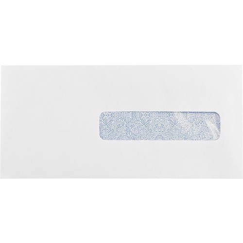 10 1/2 Window Envelopes (4 1/2 x 9 1/2) 24lb. White w/Blue Sec Tint