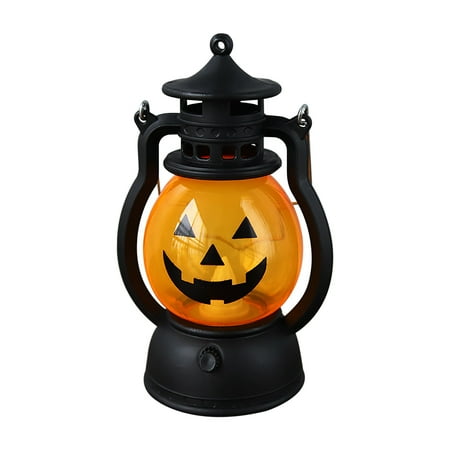 

Dcomlko Deals Halloween Party Themes Halloween Pumpkin Portable LED Electronic Decorative Pumpkin Lantern Deals Grocery Great Value