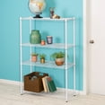 thumbnail image 4 of Honey Can Do 4-Shelf Heavy-Duty Adjustable Steel Storage Shelving Unit with 250-lb Weight Capacity, White, Basement/Garage, 4 of 4