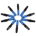 thumbnail image 1 of 10pcs/lot SC/UPC Optic Fiber Quick Connector Fast Adapter Single Mode for FTTH/ODF, 1 of 4