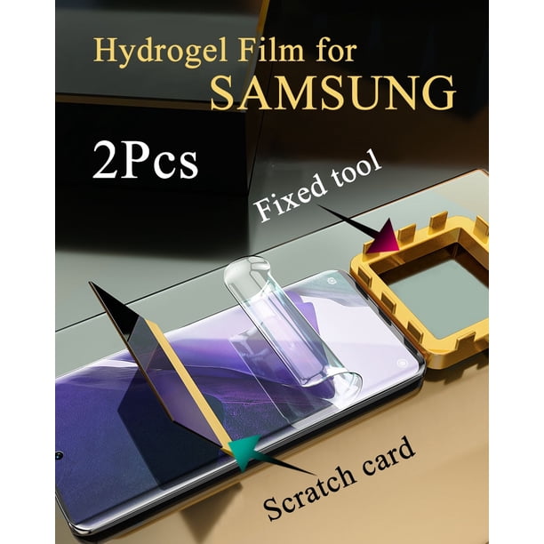 Película de hidrogel ultrasuave S23Ultra S22Ultra para Samsung S20 S21 Ultra 20FE S21FE S10E S10 5G HD, Protector de pantalla Galaxy Note20Ultra 10+ Tan Jianjun unisex