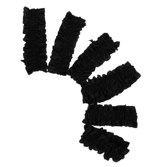 Niceauty 3 Pairs Black Arm Garters for Men Comfortable Fit for Daily and Formal Use