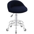 thumbnail image 1 of Curved Back Bar Stool Covers 2/4 PCS Stretch Low Back Chair Protectors Modern Solid Color Pub Counter Round Bar Stool Slipcovers for Kitchen Dining Room Cafe(Navy Blue,4PCS), 1 of 7