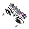 thumbnail image 3 of Minnieouse Joyas para la cara de los ojos, pegatinas autoadhesivas de diamantes de imitación, joyería geométrica, decoraciones para uñas DIY, Tratamientos faciales Púrpura claro, 3 of 6