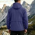 thumbnail image 4 of FchengtaiS Men's Packable Rain Jackets Full Zip Up Hooded Windbreakers Lightweight Raincoats for Outdoor Sports, 4 of 8