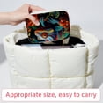 thumbnail image 6 of Chameleon Portable Velvet Jewelry Stand Organizer Box with Removable Compartment - Gift, Jewelry Display, 6 of 7
