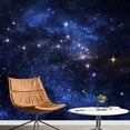 thumbnail image 2 of Idea4wall 6pcs Constellation Starry Sky Milky Way Stick Wallpaper Removable Wall Murals Large Wall Stickers for Home Decoration, 100"x144", 2 of 5