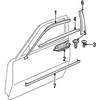 Genuine OE GM Belt Weather-Strip - 10311255