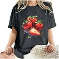 thumbnail image 3 of Trendy Summer Tops 2026 Womens Summer Tops Womens Blouses Dressy Casual Sleep T Shirts For Women Soft Cotton, 3 of 6