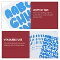 thumbnail image 3 of OFFIGAM  20pcs Blue Paper Alphabet Decals Self Adhesive for Scrapbooks Mailboxes, 3 of 8