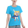 thumbnail image 2 of T-Shirt Basique à Manches Courtes pour Femmes Édition Sailor Moon Q Tsukiha, 2 of 6