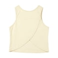 thumbnail image 5 of NinXxx Women's Seamless Yoga Tank Top Soft Athletic Workout Sleeveless Camisole Beige M, 5 of 6
