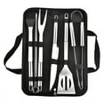 thumbnail image 3 of Shijinpojj Stainless steel oven set barbecue combination tool outdoor BBQ barbecue set barbecue set storage portable cloth bag baking tool, 3 of 10