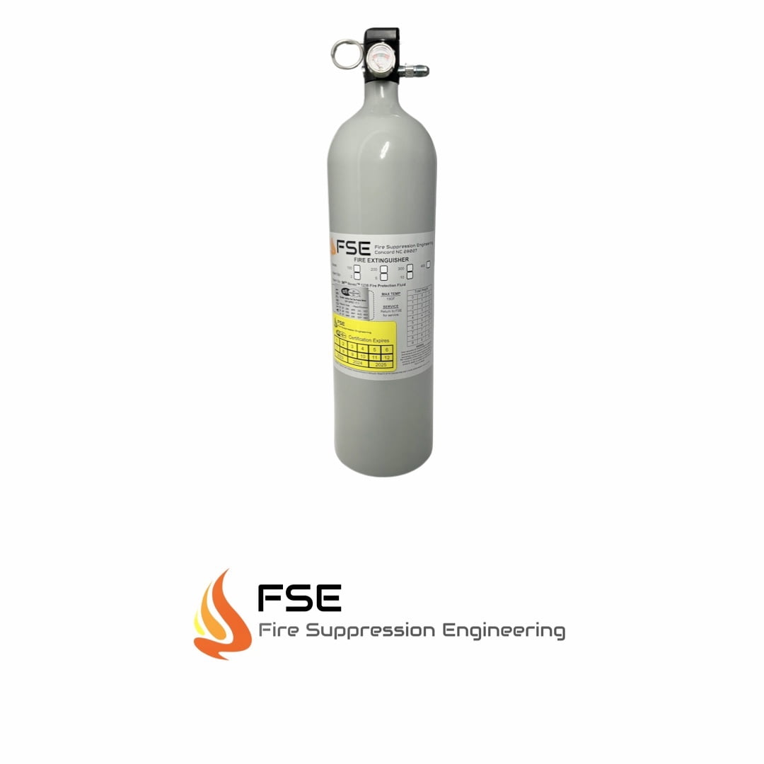 FSE 10511 Fire Suppression Engineering 5lb Replacement Extinguisher Bottle Only - SFI Certified