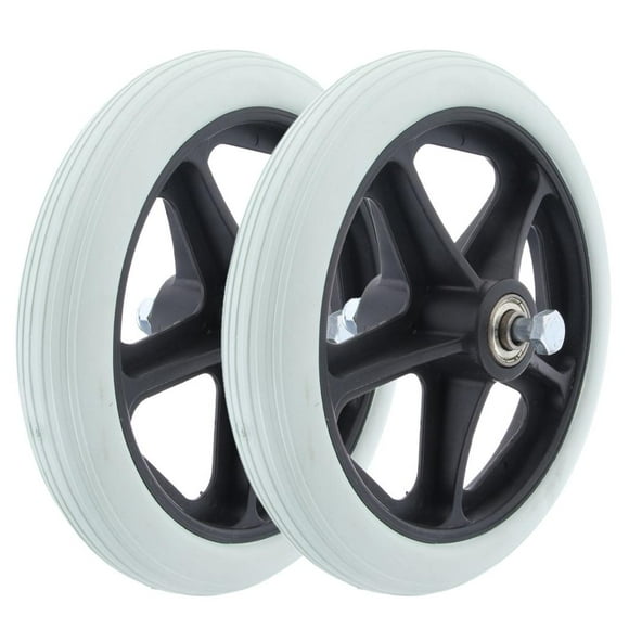 Ruedas Shamjiam 2 Piezas de Ruedas Delanteras de 7 Pulgadas para Silla de Ruedas