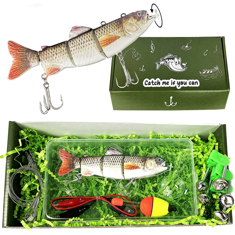 Ufish Robotic Fishing Lure 5.12 inch Animated Electronic Swimming Lure for Bass Pike Musky Perch, Size: 9 x 4.5 x 2