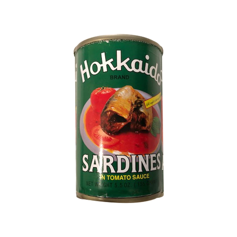 Hokkaido Sardines in Tomato Sauce 156g, 5.5oz, Pack of 6